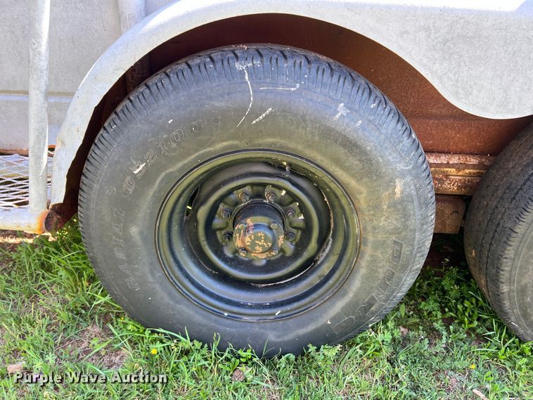 image for item DR5555 Shop built  livestock trailer