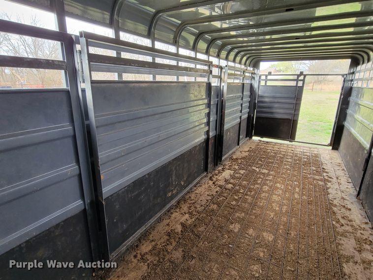 image for item HP9702 2022 Circle D 6824GNST  livestock trailer