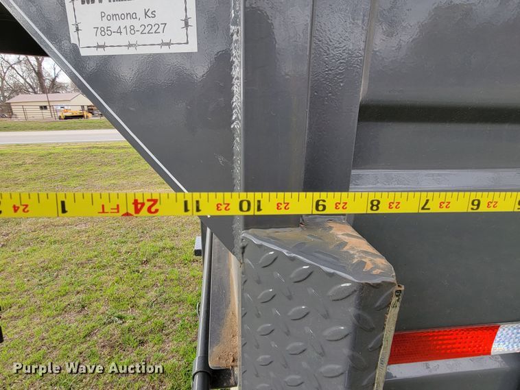 image for item HP9702 2022 Circle D 6824GNST  livestock trailer