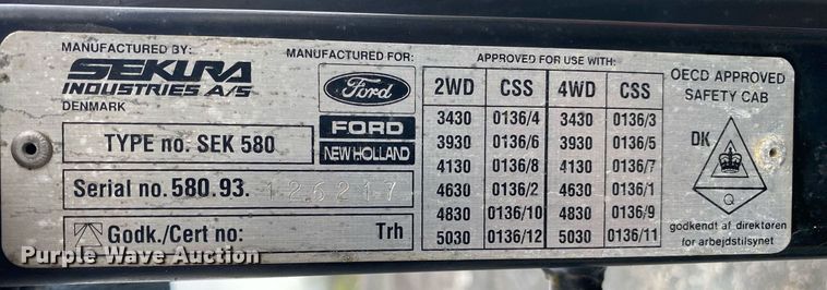 image for item KB9521 Ford 5030  MFWD tractor