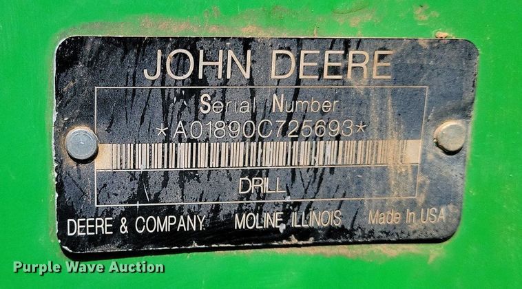 image for item KD9264 John Deere 1890  air seeder