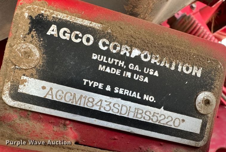 image for item KX9196 Massey Ferguson 1843S  small square baler