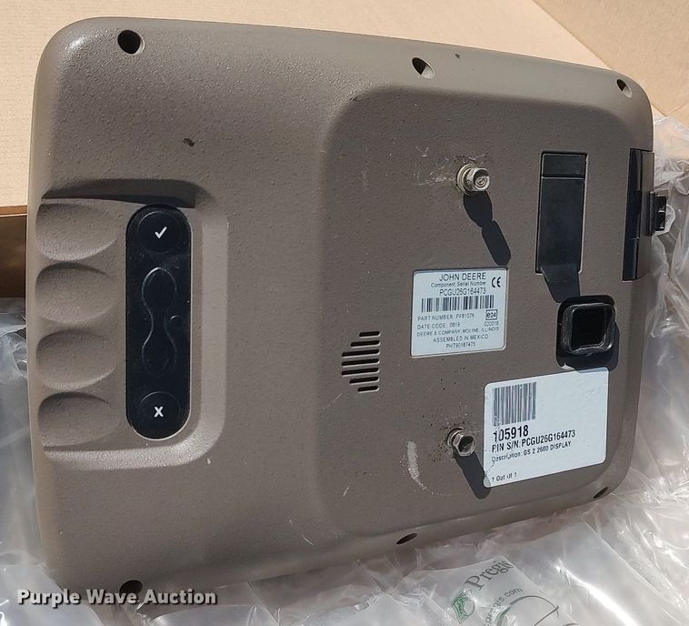 image for item LG9679 John Deere GS2 2600  monitor