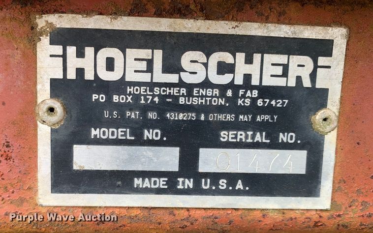 image for item LI9226 Hoelscher  bale accumulator