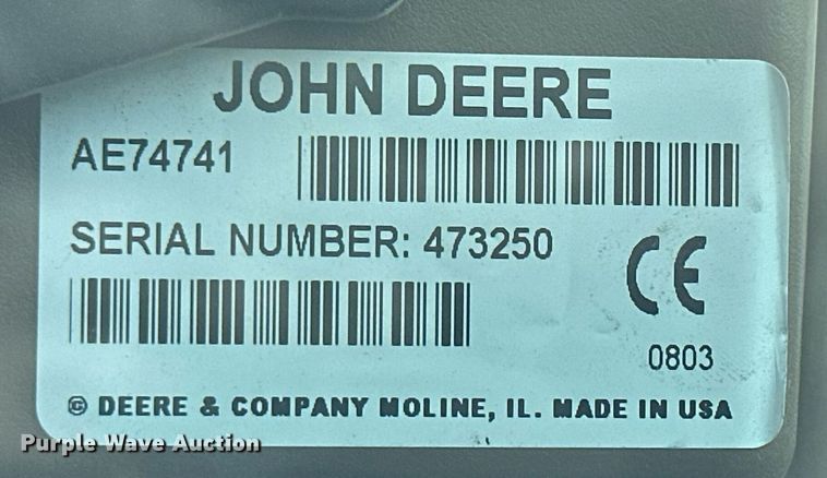 image for item LN9407 2008 John Deere 468  round baler