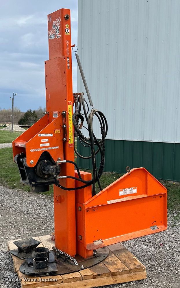 image for item LN9412 2020 Vibe Drive Long John Series  skid steer vibratory post/pile driver