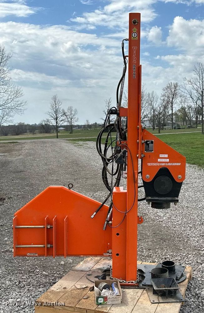 image for item LN9412 2020 Vibe Drive Long John Series  skid steer vibratory post/pile driver