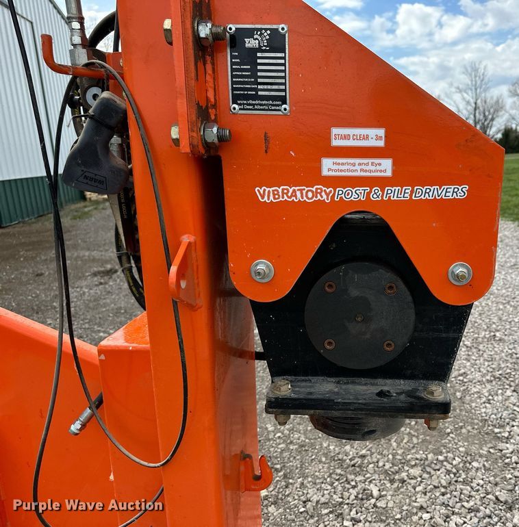 image for item LN9412 2020 Vibe Drive Long John Series  skid steer vibratory post/pile driver