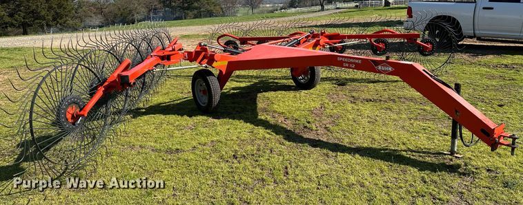 image for item LR9606 Kuhn SpeedRake SR112  hay rake
