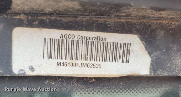 image for item MB9891 2015 Massey Ferguson 4610M  MFWD tractor