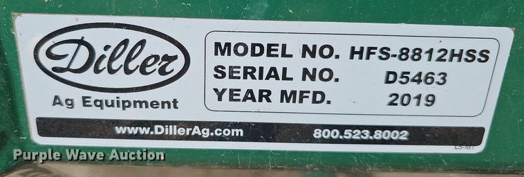image for item MC9674 2019 Diller HFS-8812HSS  livestock feeder