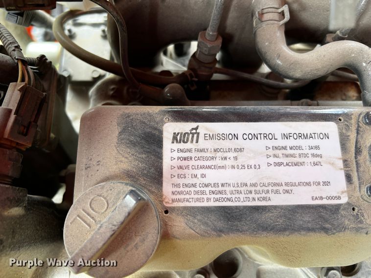 image for item MF9889 Kioti CK2610  MFWD tractor