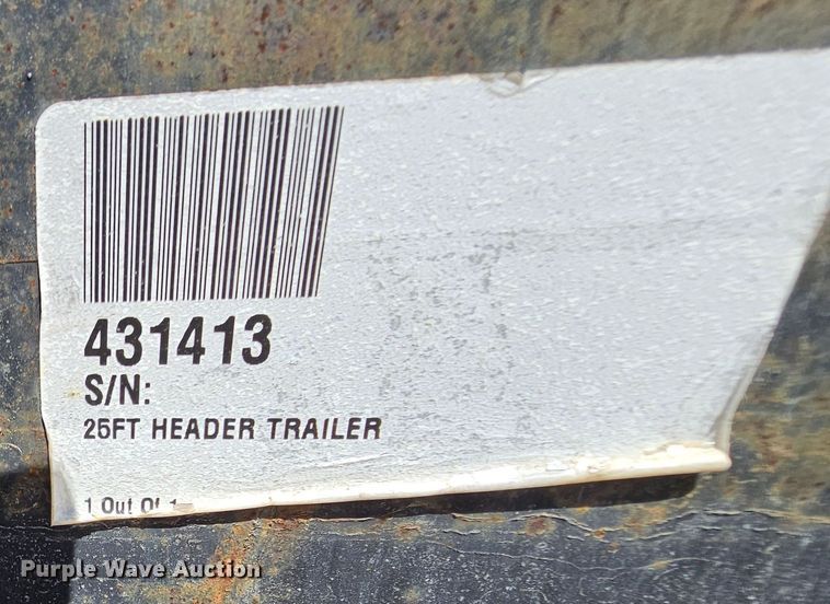 image for item MI9484 Carrico  header trailer