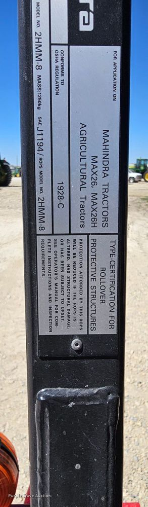 image for item MI9486 Mahindra Max 26XL HST  tractor