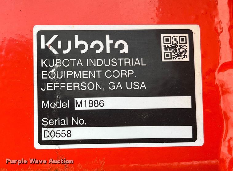 image for item MQ9886 Kubota M1886  96"W bucket