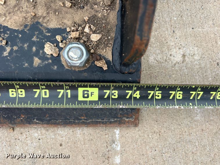 image for item MQ9888 Caterpillar 279-5373  74"W skid steer bucket