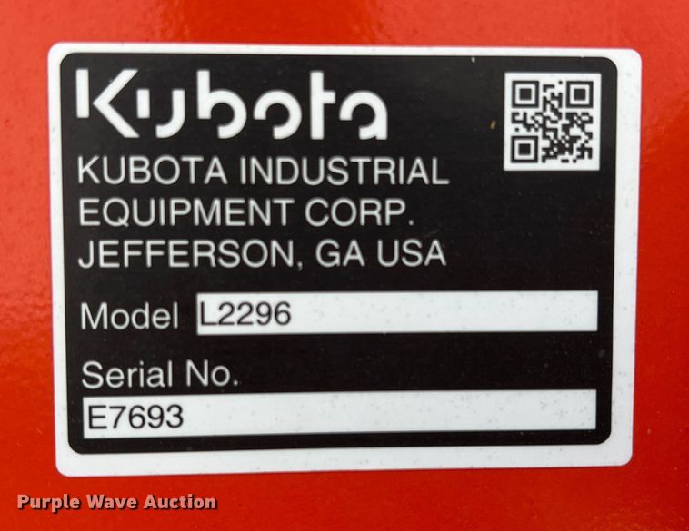 image for item MQ9889 Kubota L2296  72"W bucket