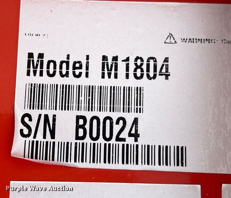 image for item MQ9891 Kubota M1804  bale spear