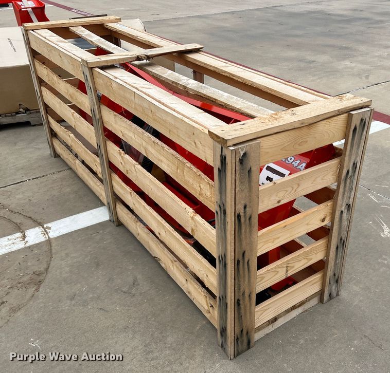 image for item MQ9893 Kubota V5294A  78"W skid steer snow plow