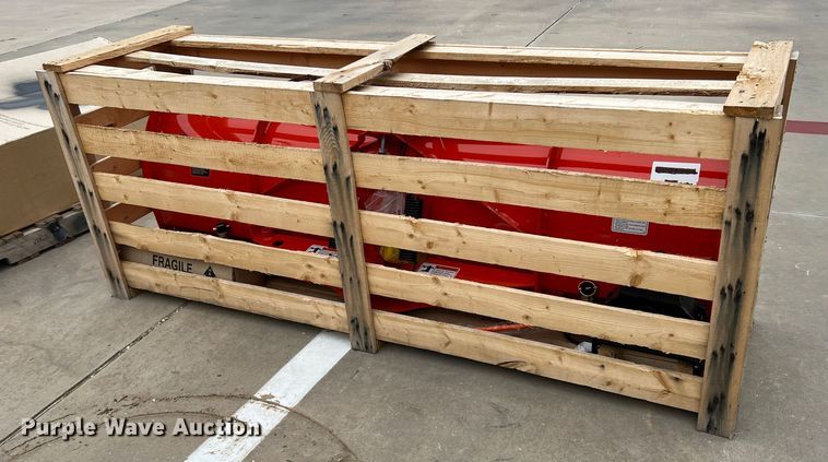 image for item MQ9893 Kubota V5294A  78"W skid steer snow plow