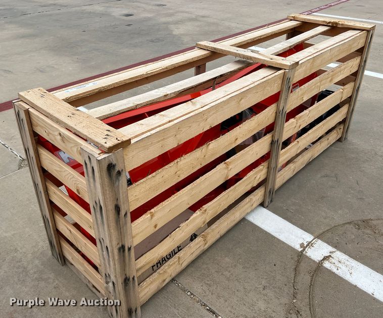 image for item MQ9893 Kubota V5294A  78"W skid steer snow plow