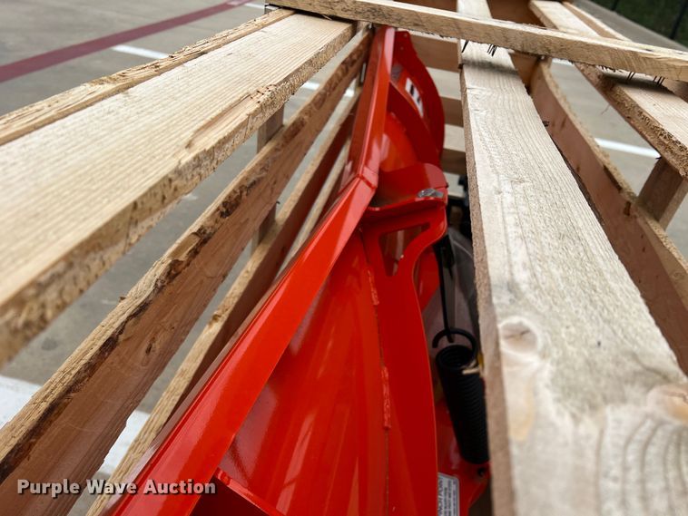 image for item MQ9893 Kubota V5294A  78"W skid steer snow plow