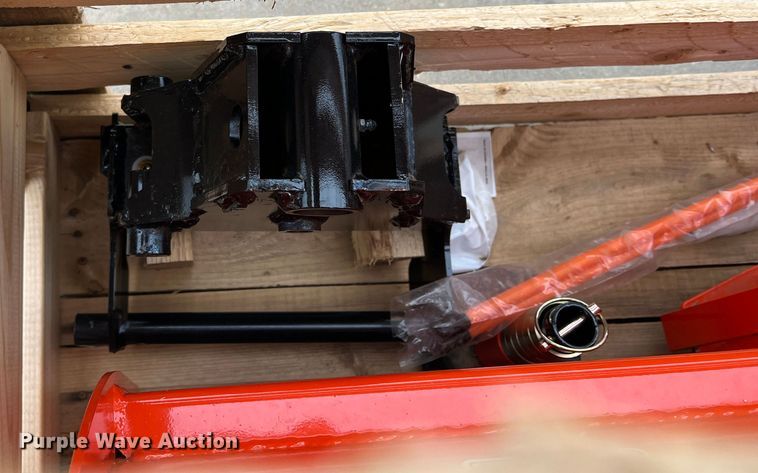 image for item MQ9893 Kubota V5294A  78"W skid steer snow plow