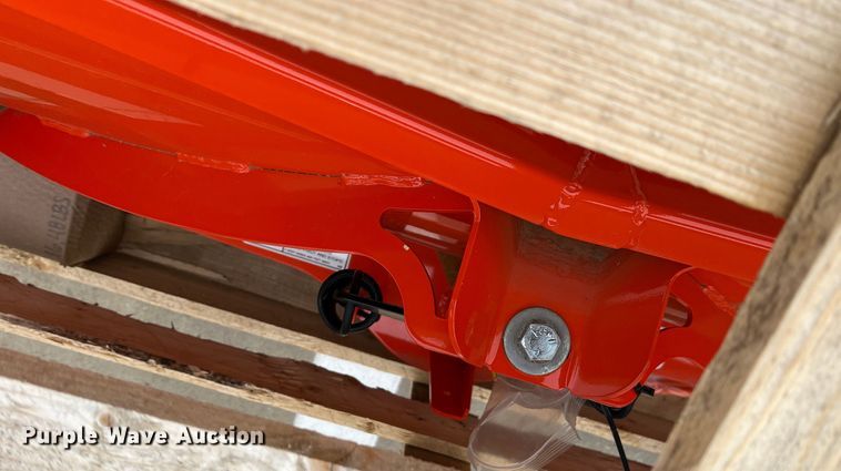 image for item MQ9893 Kubota V5294A  78"W skid steer snow plow