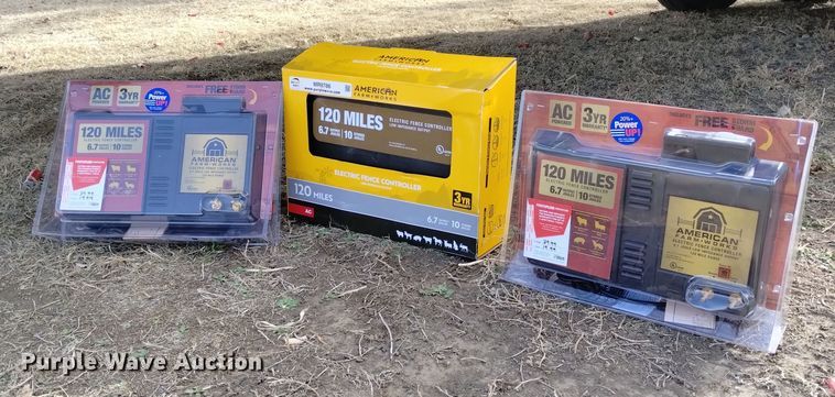 image for item MR9786 (3) American Farm Works electric fence controllers