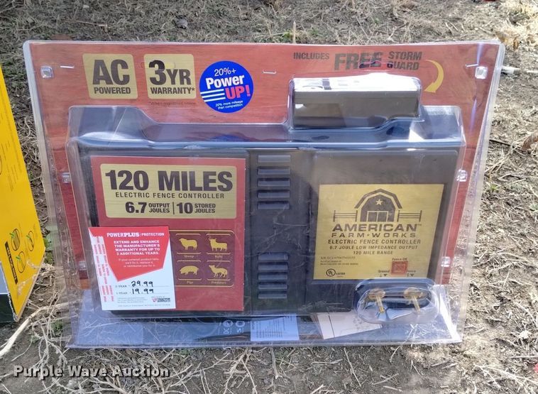 image for item MR9786 (3) American Farm Works electric fence controllers