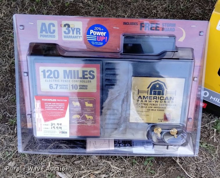 image for item MR9786 (3) American Farm Works electric fence controllers