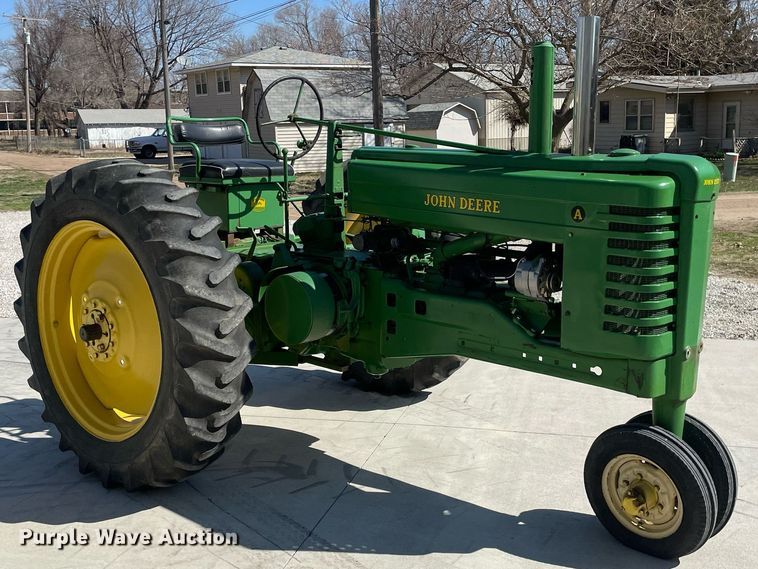 image for item MY9148 1952 John Deere A  tractor