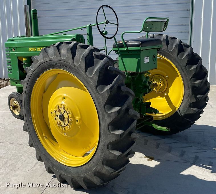 image for item MY9148 1952 John Deere A  tractor