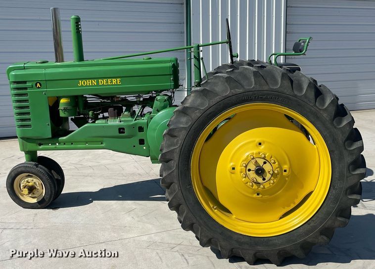 image for item MY9148 1952 John Deere A  tractor