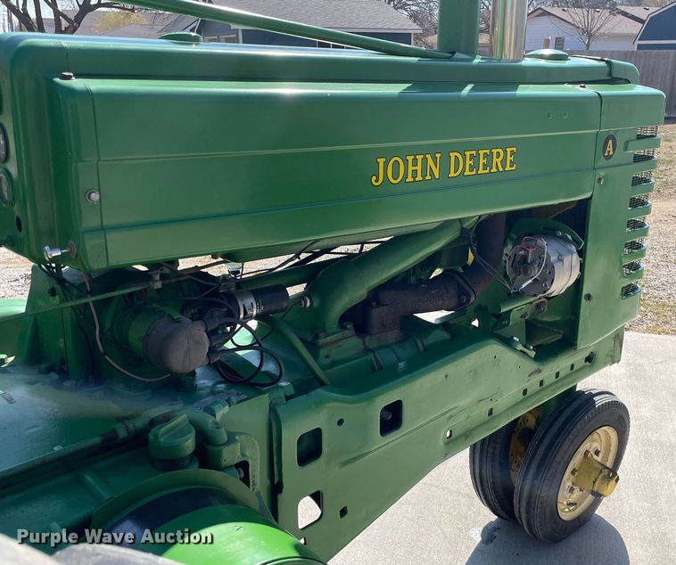 image for item MY9148 1952 John Deere A  tractor