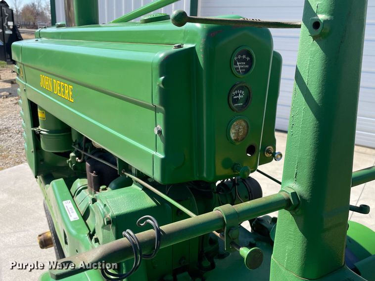 image for item MY9148 1952 John Deere A  tractor