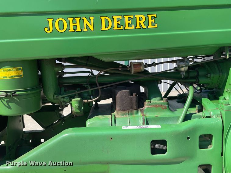 image for item MY9148 1952 John Deere A  tractor