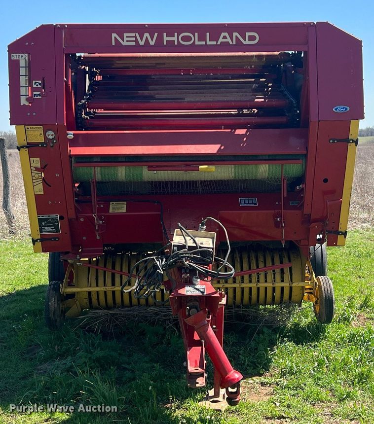 image for item MY9625 1989 New Holland 855  round baler