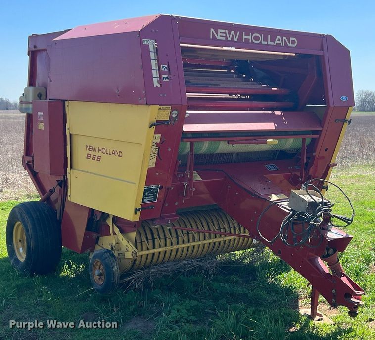 image for item MY9625 1989 New Holland 855  round baler
