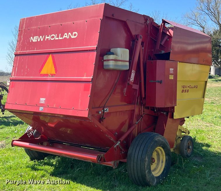 image for item MY9625 1989 New Holland 855  round baler