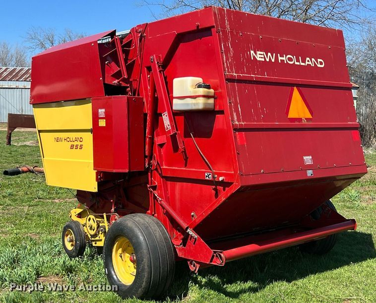 image for item MY9625 1989 New Holland 855  round baler
