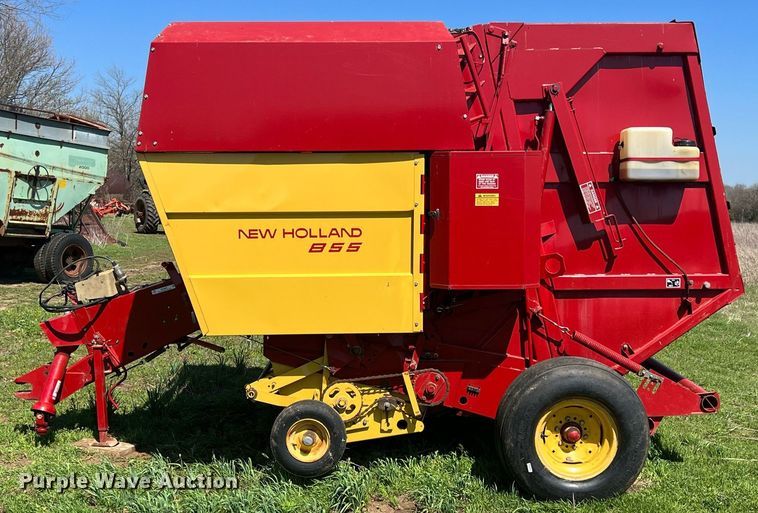 image for item MY9625 1989 New Holland 855  round baler
