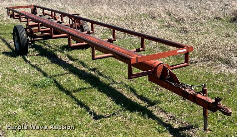 image for item MY9628 Shop built  hay bale trailer