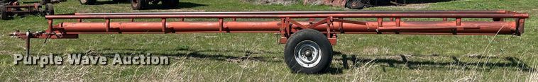 image for item MY9628 Shop built  hay bale trailer