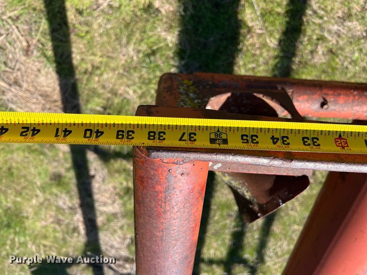 image for item MY9628 Shop built  hay bale trailer