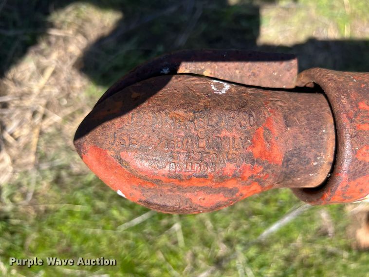 image for item MY9628 Shop built  hay bale trailer