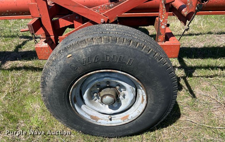 image for item MY9628 Shop built  hay bale trailer