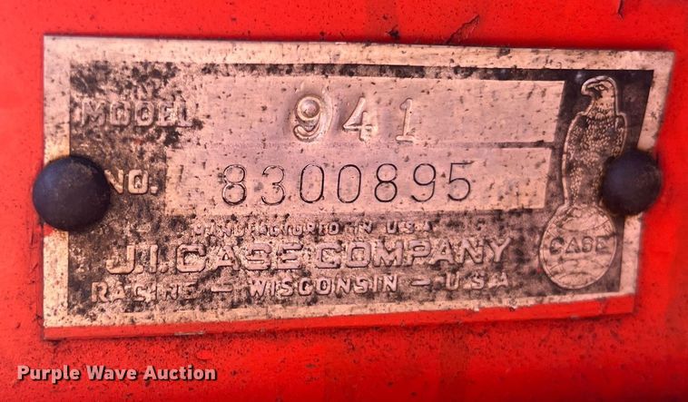 image for item MY9630 Case 941 Comfort King  tractor