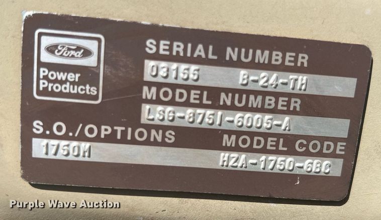 image for item MY9635 Cummins 80G875TG/GC  generator