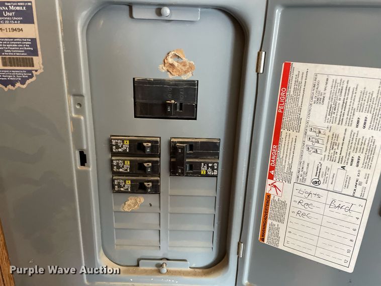 image for item DK7414 2005 Premier Structures Division  jobsite trailer